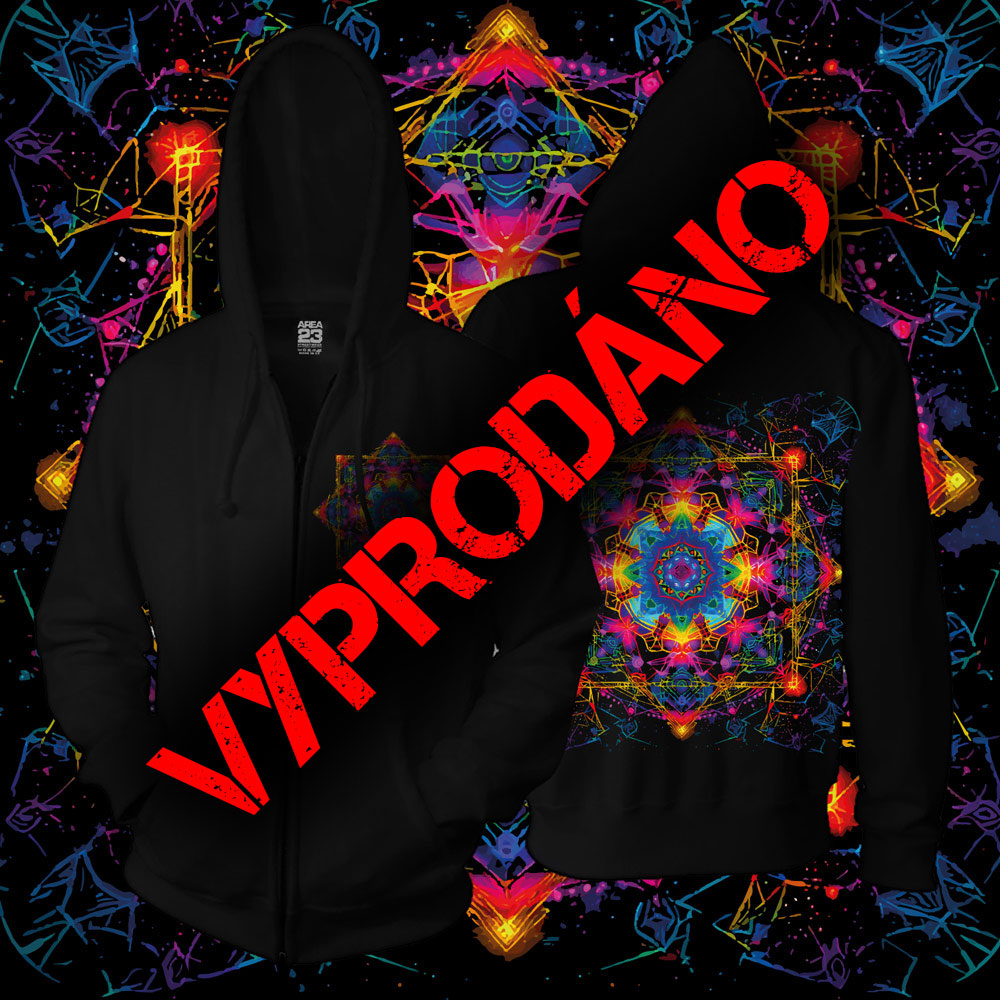 Unisex mikina zip Mandala limitovaná edice
